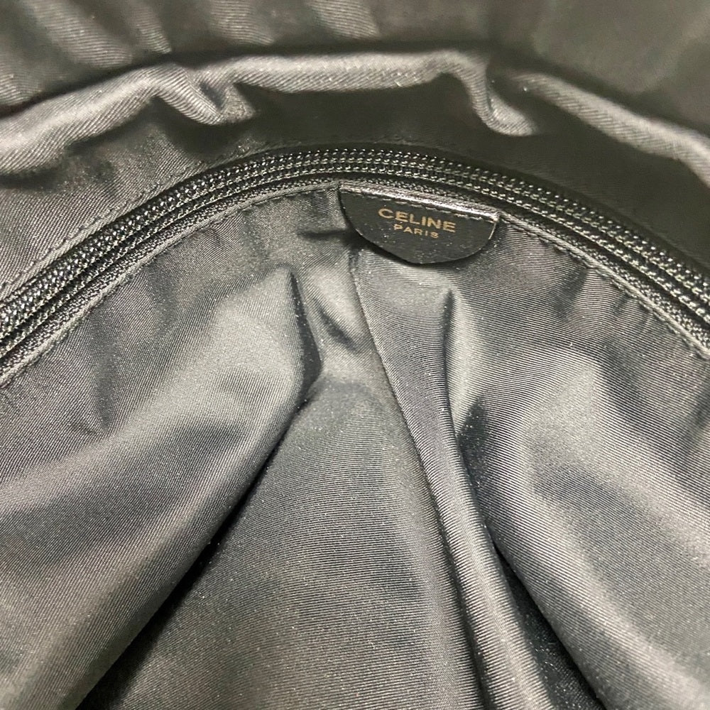 Celine, Rare, Large, Nylon-Leather Trim Handbag