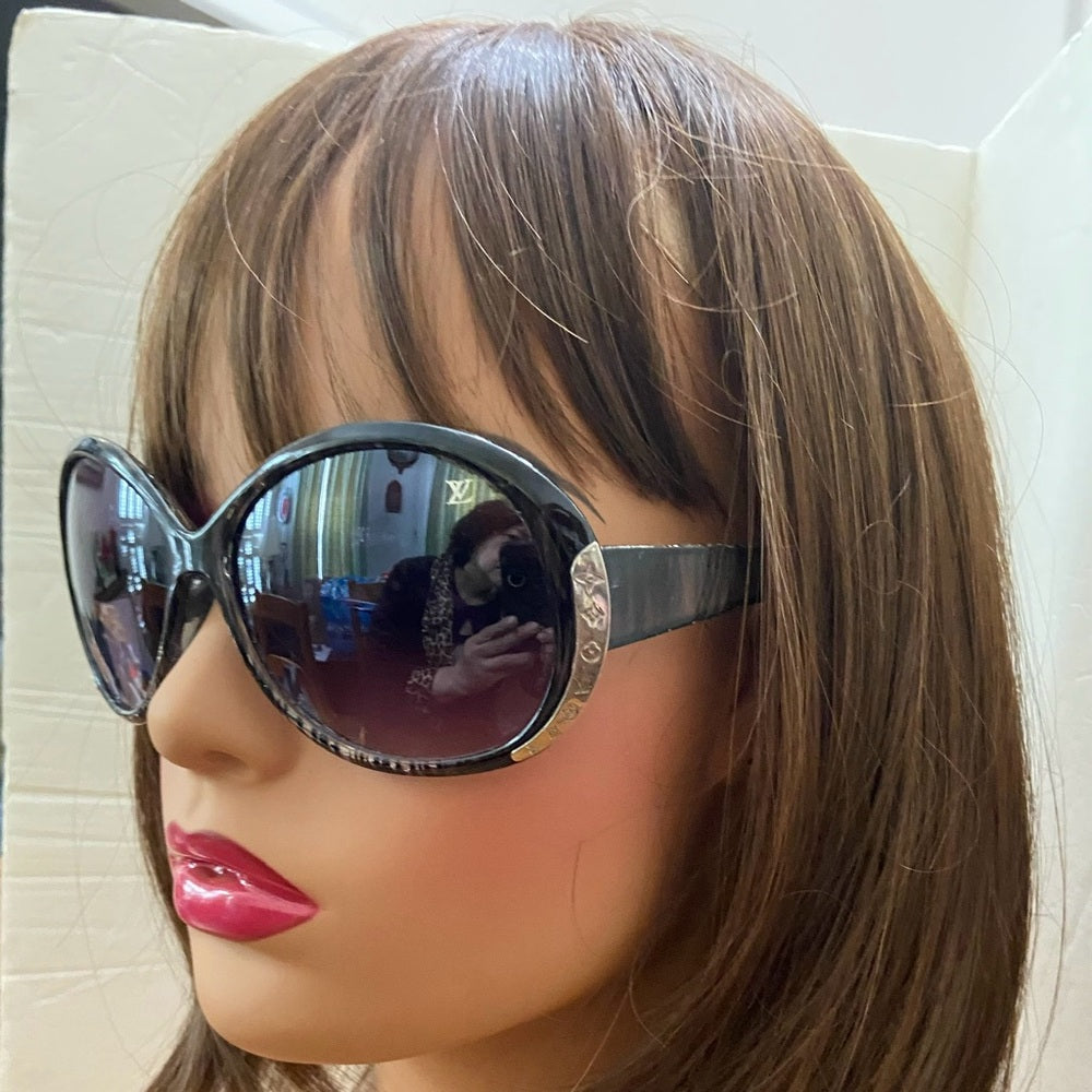 Vintage Louis Vuitton Gray Purple Sunglasses