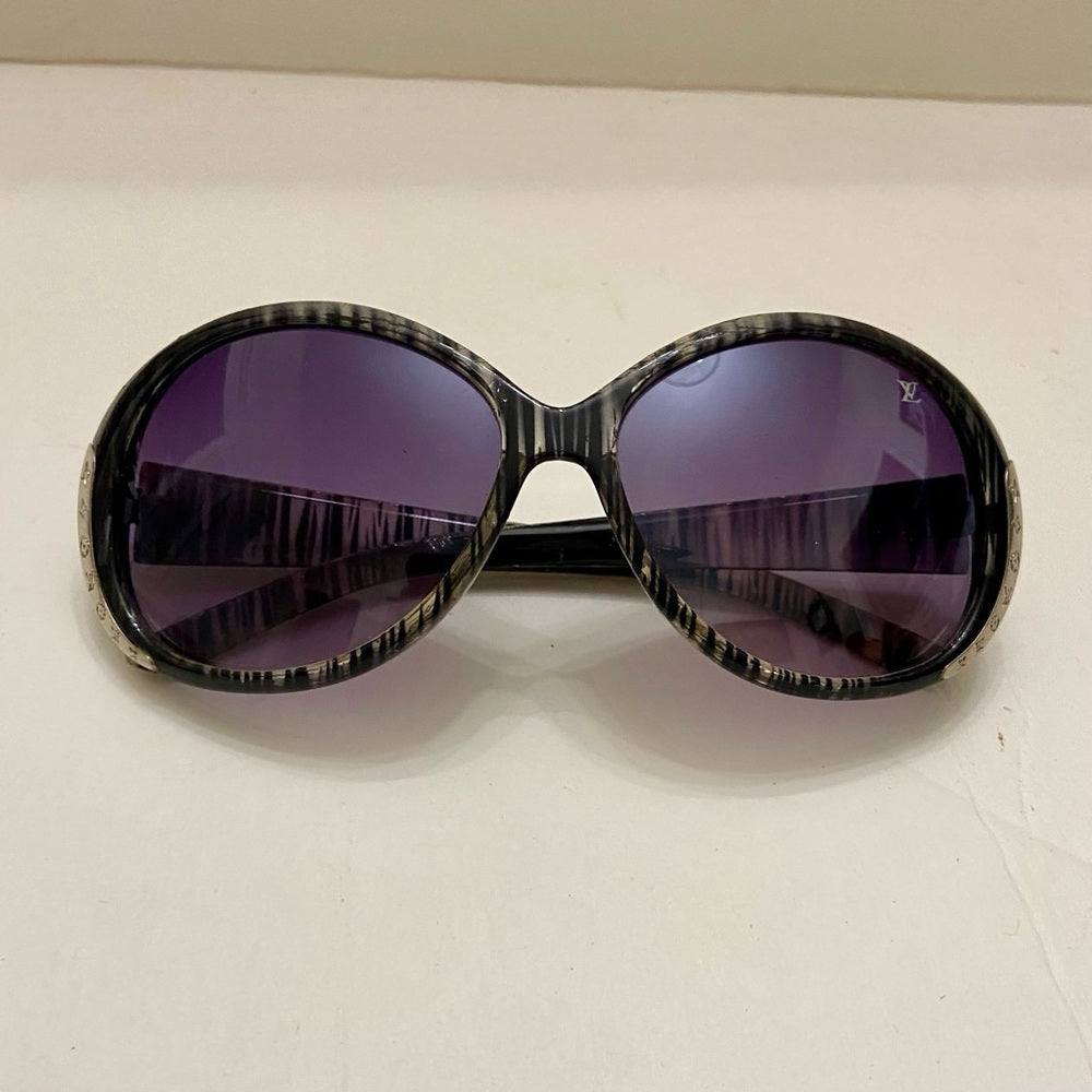 Vintage Louis Vuitton Gray Purple Sunglasses