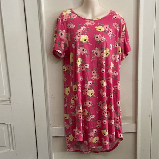 Bobbie Brooks Pink FloralDress (XL)