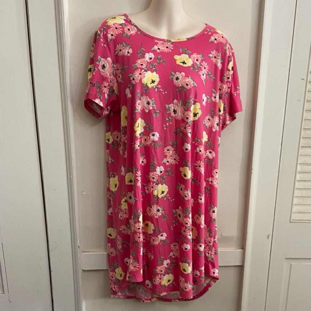 Bobbie Brooks Pink FloralDress (XL)