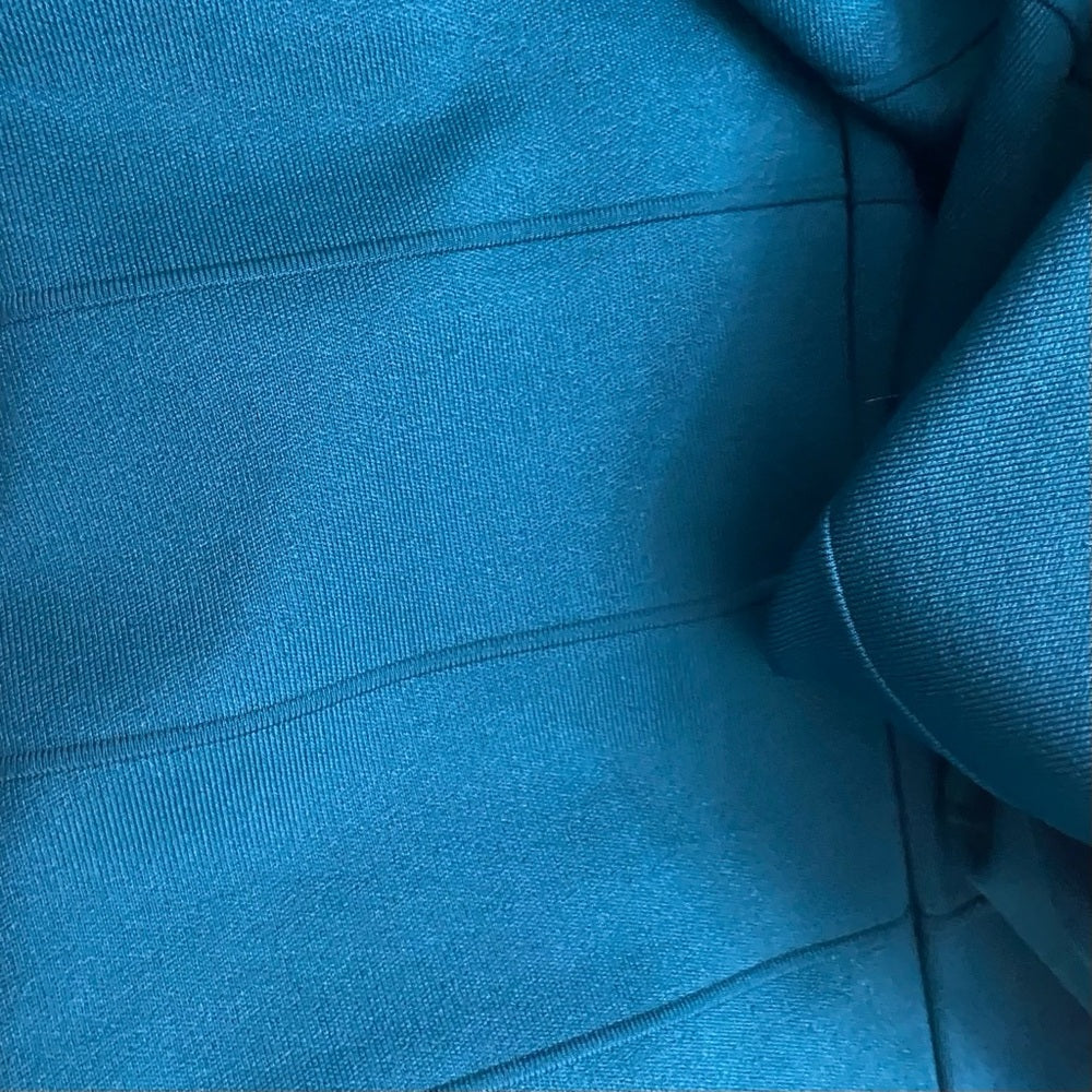 Olivia Blu- Teal Blue Layered Skirt (1X)