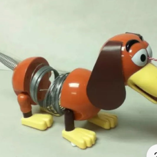 Vintage, Colorful, Toy Story Slinky Dog 14inL x 4.5inW x 7.5inH