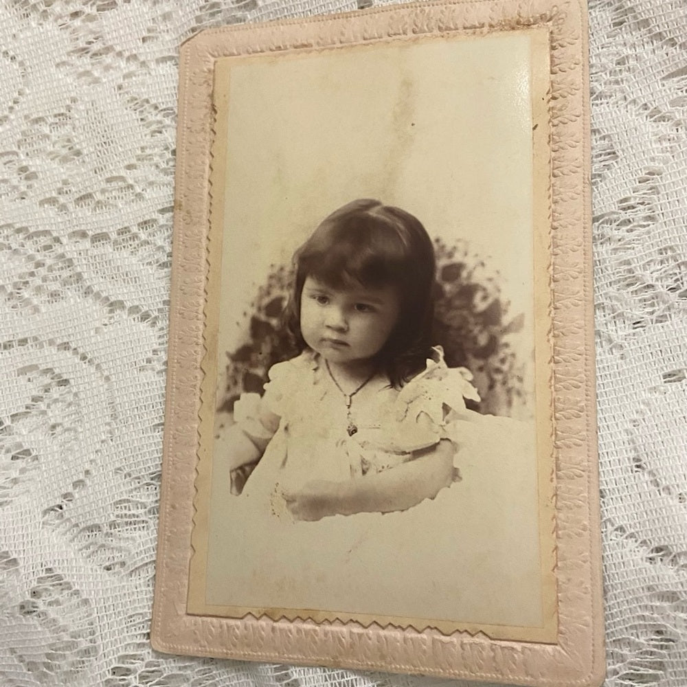Antique, Lot of 2 Collectible Children Portraits 6.5in x 4.5in (A)