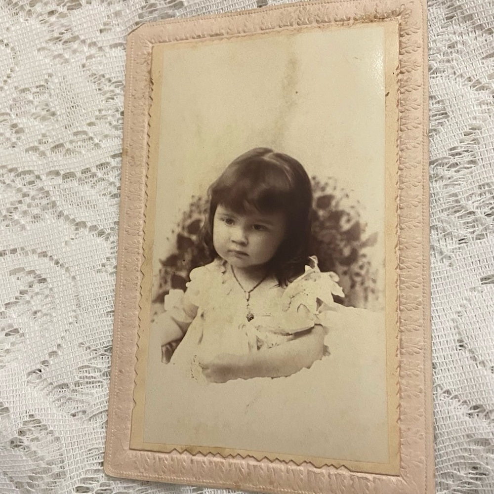 Antique, Lot of 2 Collectible Children Portraits 6.5in x 4.5in (A)