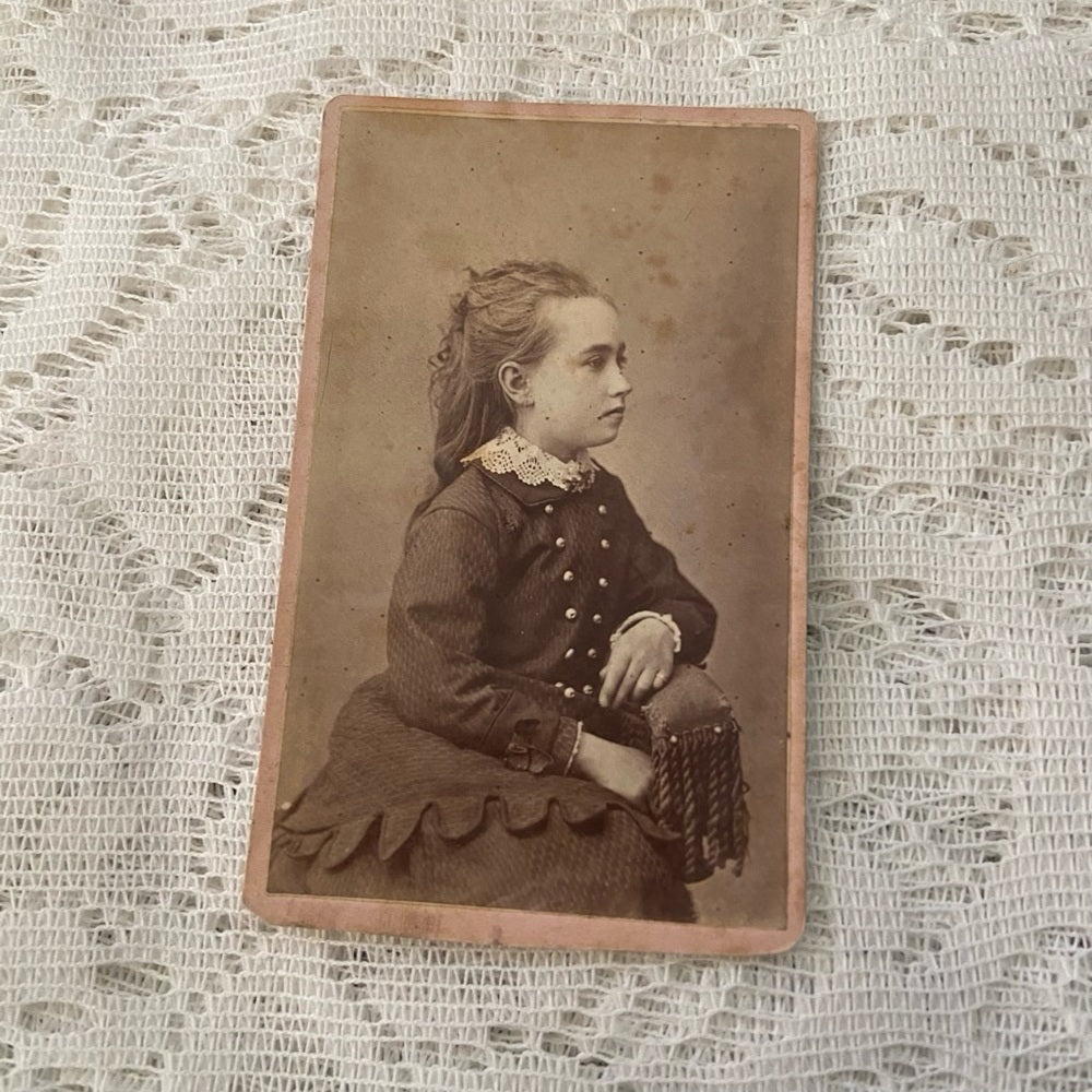 Antique, Lot of 2 Collectible Children Portraits 4in x 2.5in  (H)