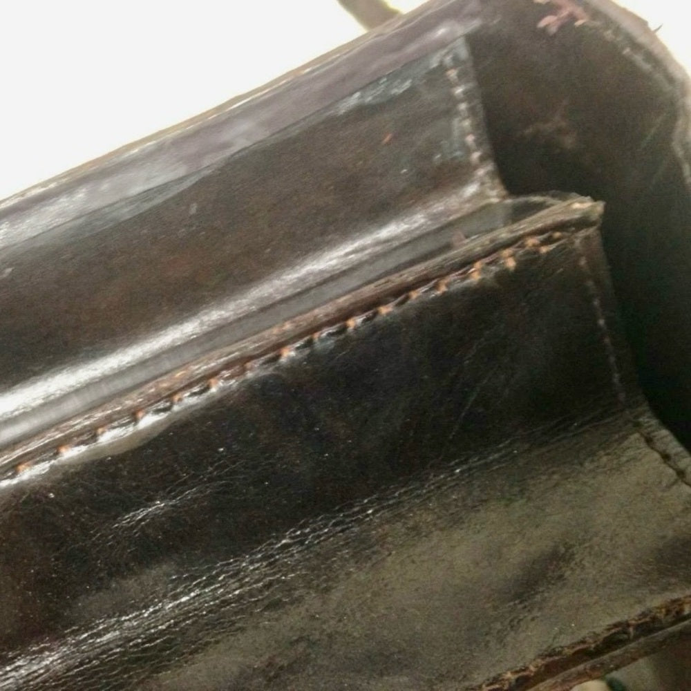 Vintage, Celine,  Italy, C Horse Carriage Handbag -Crossbody10.5in x 8in x 4in