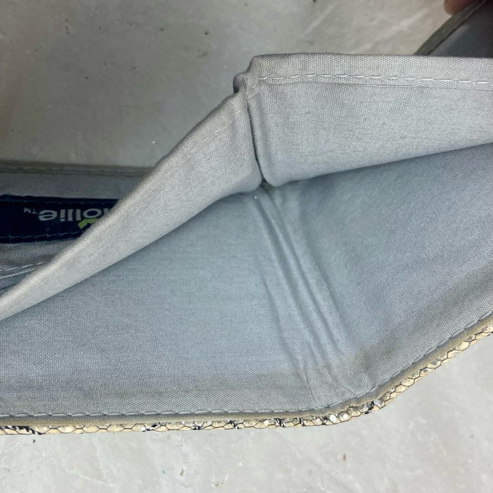 Vintage, Nolie Gray Lace Compact Wallet  4in x 3in