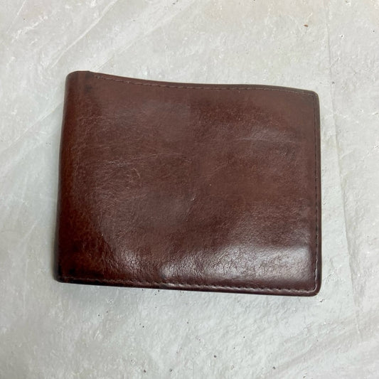 Vintage, Brown Leather  Men’s Wallet  4.5in x 3.5in