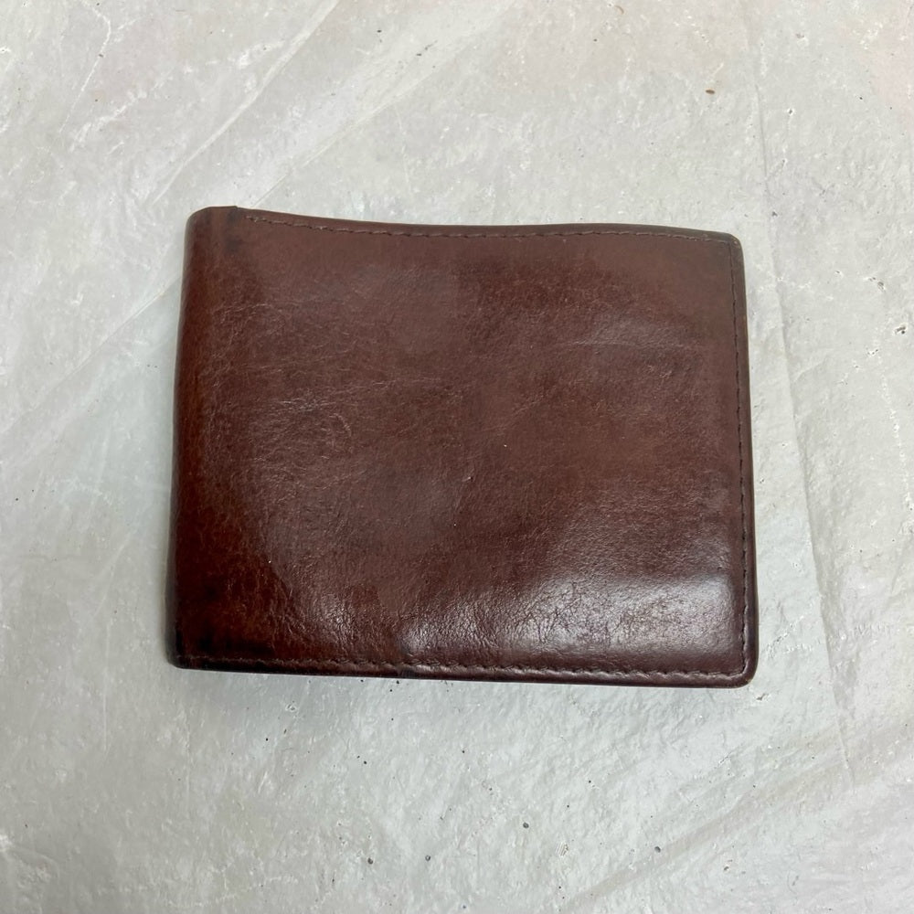 Vintage, Brown Leather  Men’s Wallet  4.5in x 3.5in