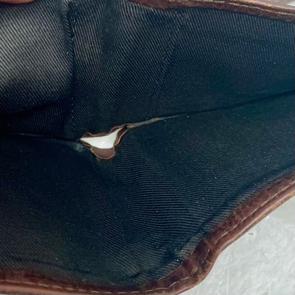 Vintage, Brown Leather  Men’s Wallet  4.5in x 3.5in