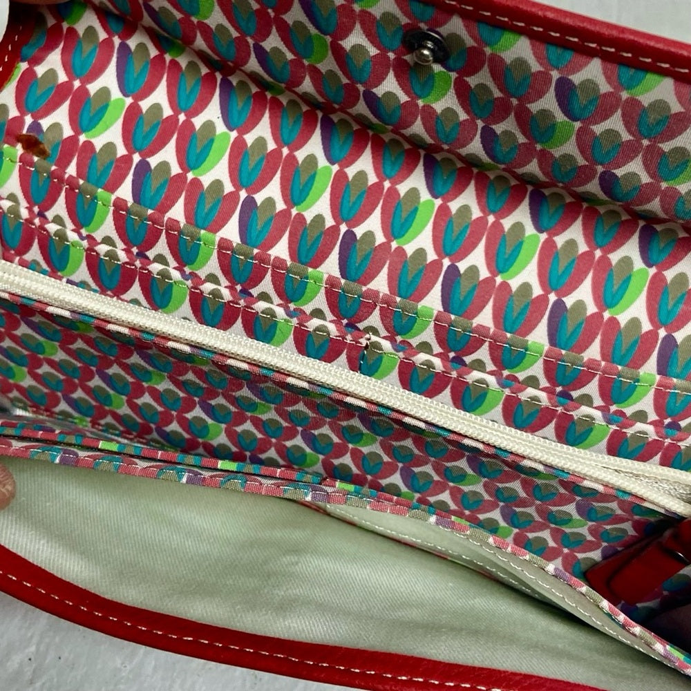 Vintage, Fossil, Red Leather Long Wallet