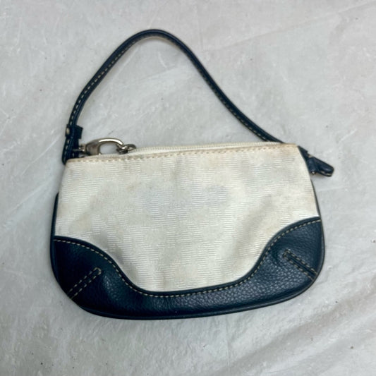 Vintage, New York Company, Black and White Small Clutch-Wristlet Bag 6.5in x 4in