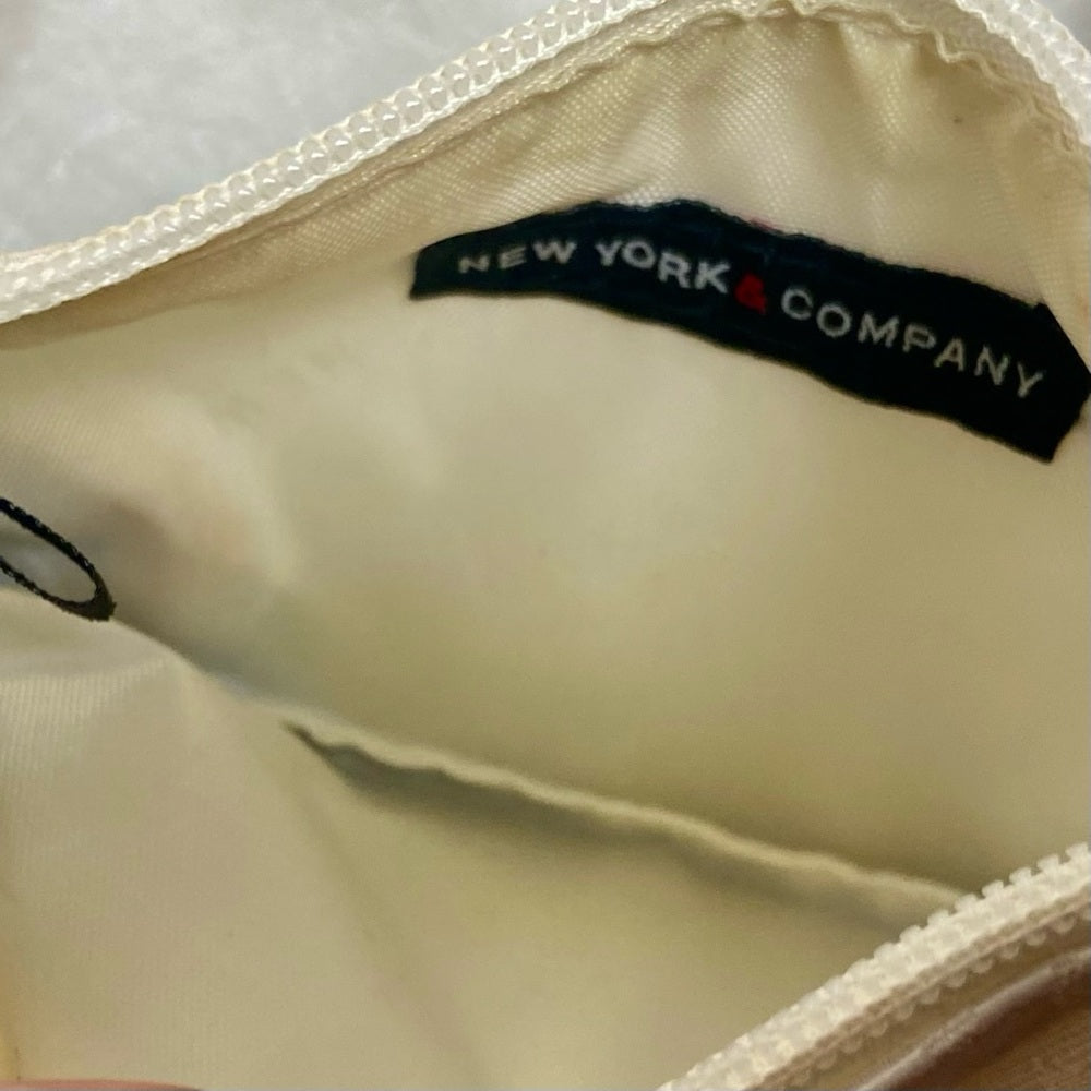Vintage, New York Company, Black and White Small Clutch-Wristlet Bag 6.5in x 4in