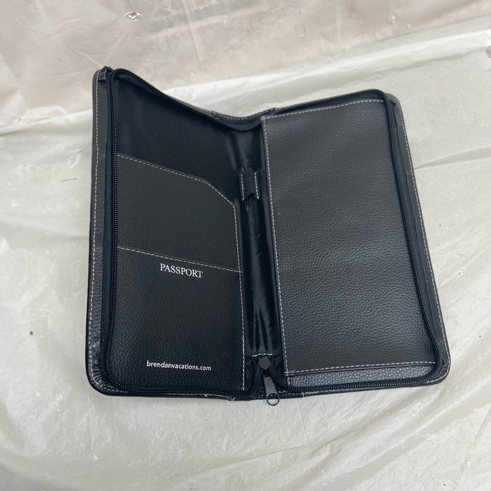 Vintage, Brendan Vacations Passport Leather, Long Wallet 10in x 5in