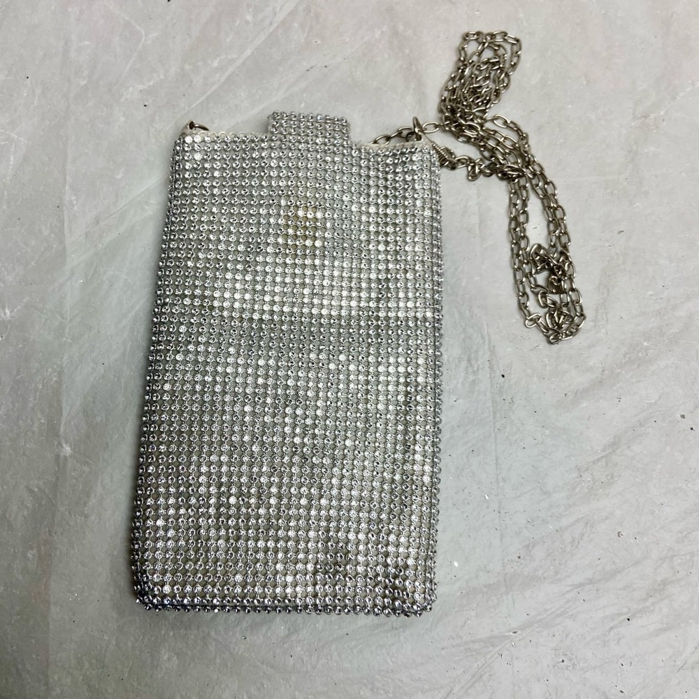 Vintage, Metallic Silver Evening Bag