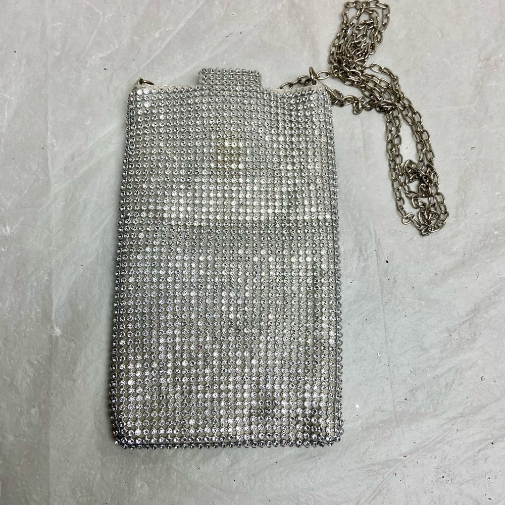 Vintage, Metallic Silver Evening Bag