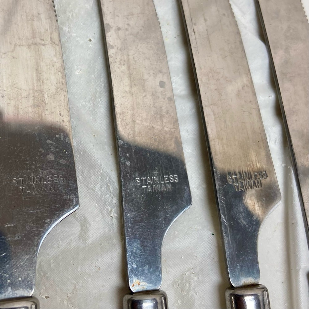 Vintage, 8-pc Blue Willow Children Flatware Set
