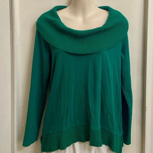 Rafaella Green Turtle Neck Sweater (M)