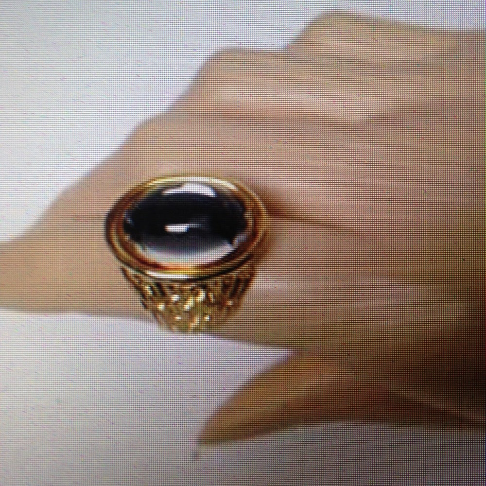 Vintage, Rare, Stamped Hobe Adjustable Ring