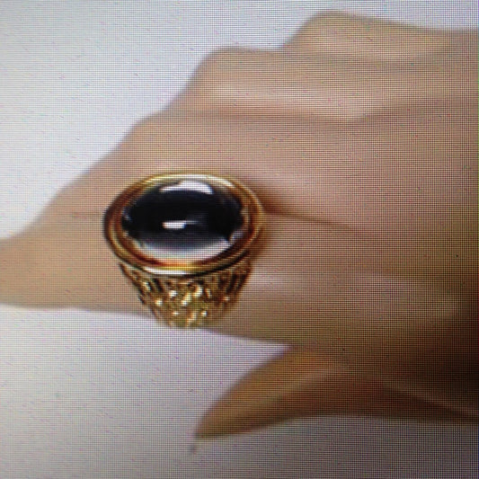 Vintage, Rare, Stamped Hobe Adjustable Ring