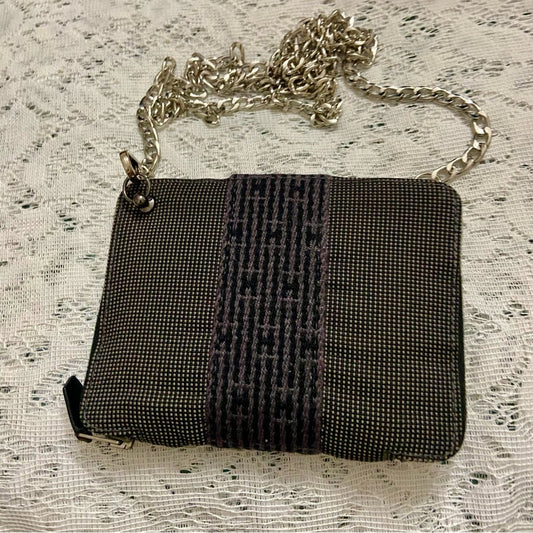 Hermes Her Line Gray Zip-Around Wallet -Agenda Day Planner Crossbody