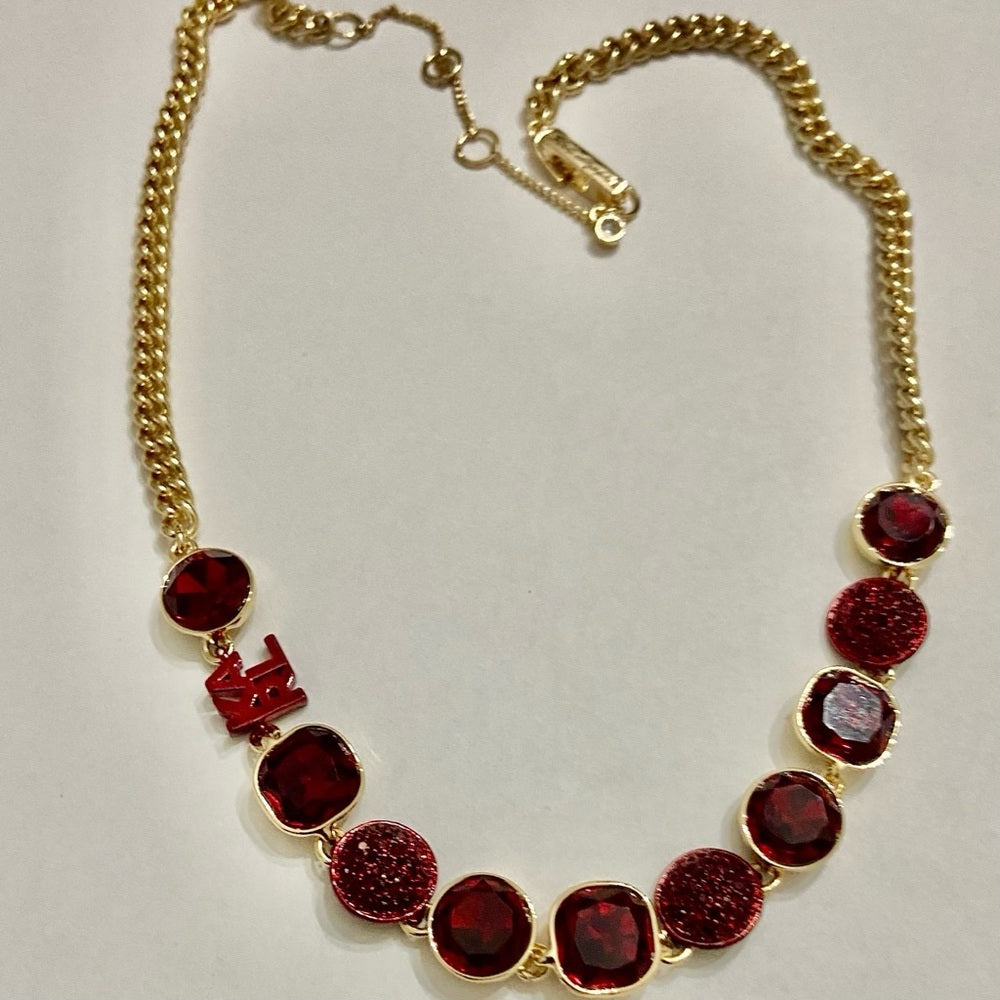 Karl Lagerfeld Red Crystals 20-inch Necklace
