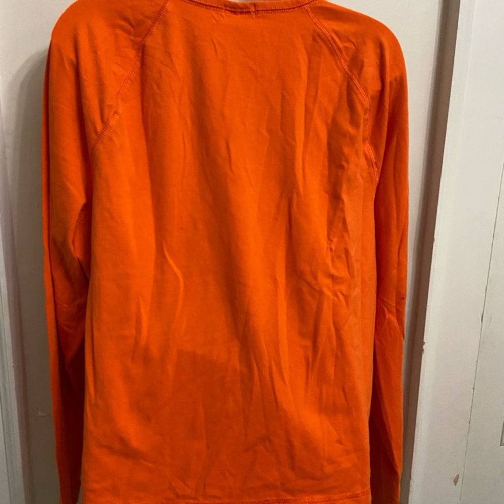 Danskin Orange Pullover Blouse (XL)