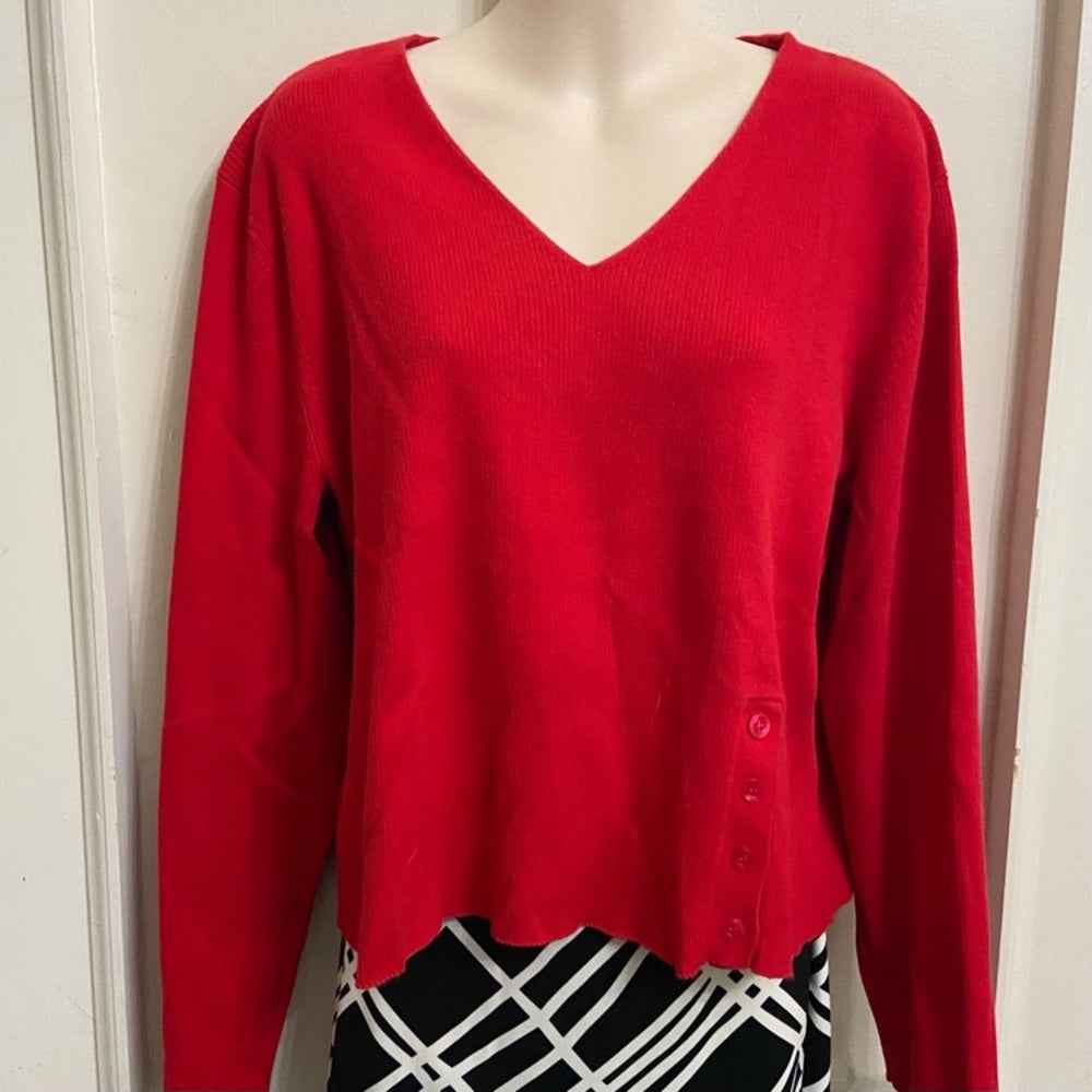 Cato Red Pullover Sweater (XL)
