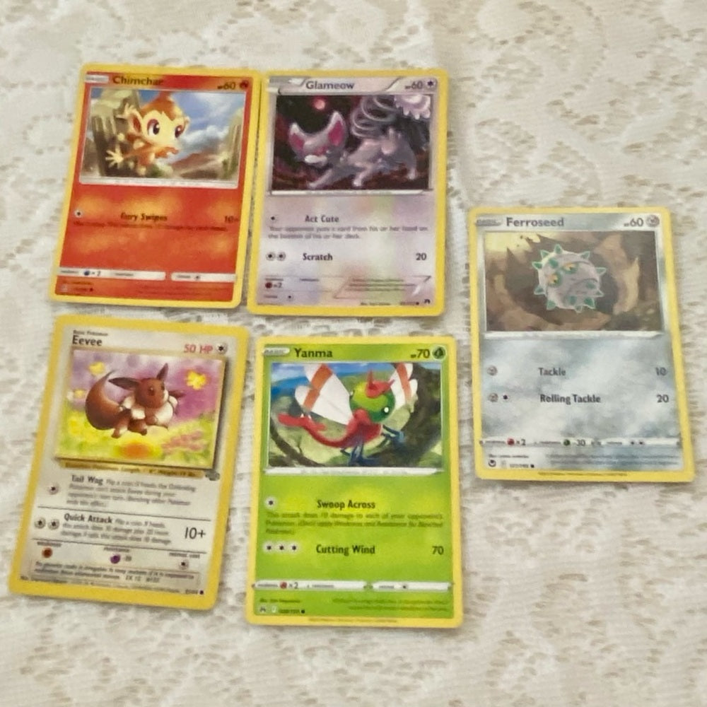 Lot WW: 12pc Lot : 2 Gold Fan Arts Cards, 5 Pokemon Cards and 5 Pokémon …