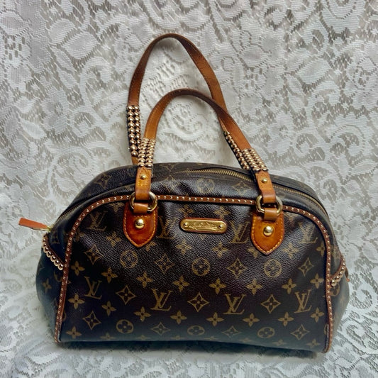 Vintage,  Louis Vuitton Brown Mono Canvas Shoulder Bag