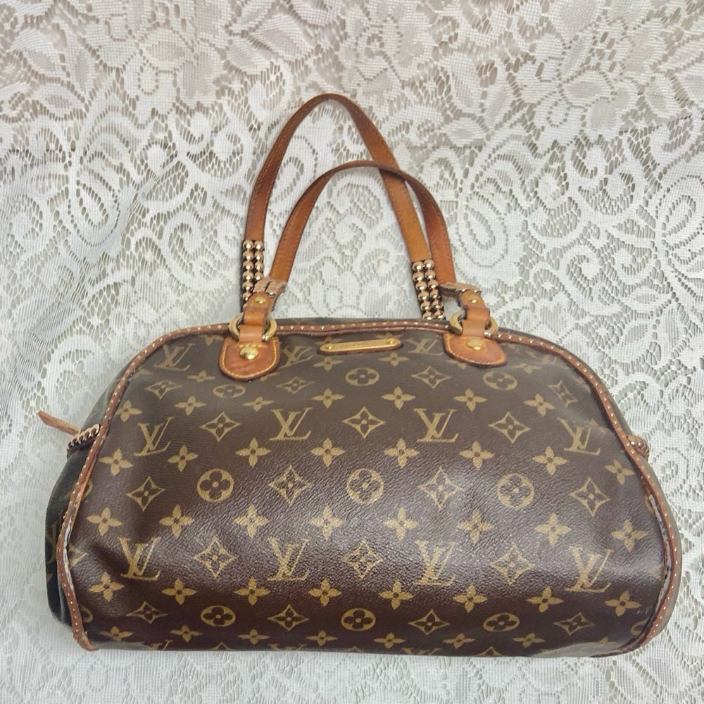 Vintage,  Louis Vuitton Brown Mono Canvas Shoulder Bag