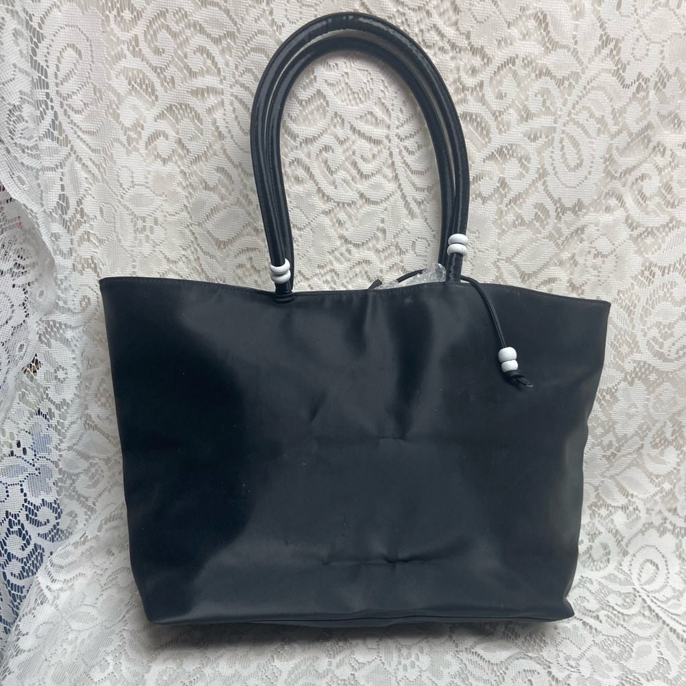 Givenchy Rare, Large, Black Nylon Handbag Tote-Briefcase-Laptop Bag
