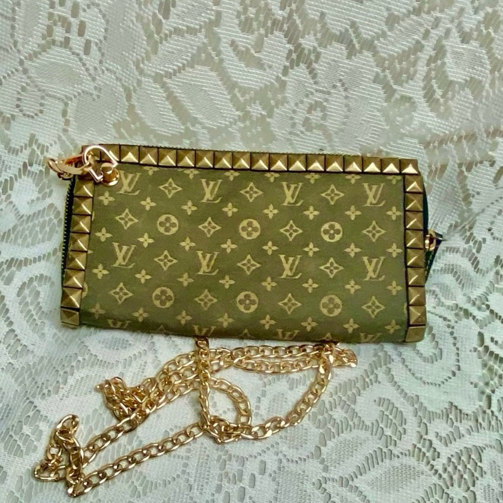 Vintage Louis Vuitton Mini Lin Mono Zippy Long Wallet-Crossbody