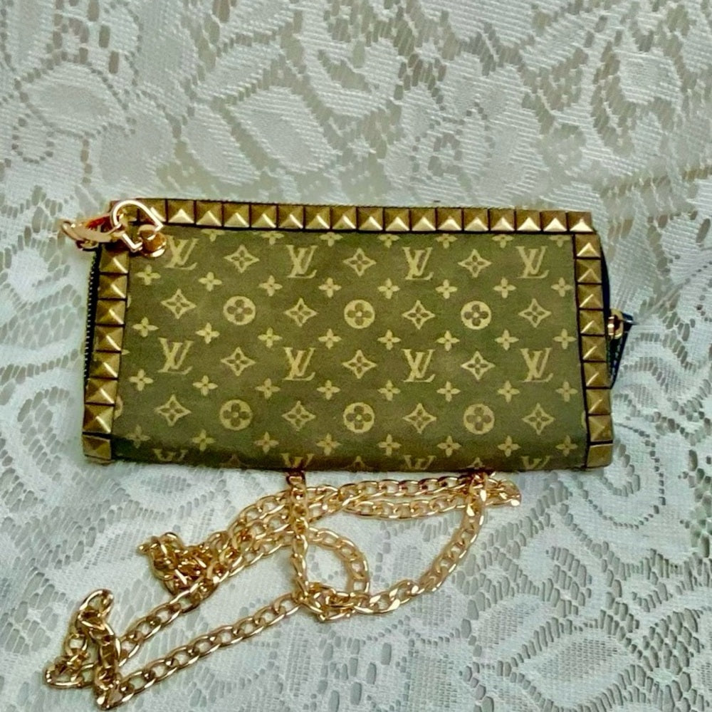 Vintage Louis Vuitton Mini Lin Mono Zippy Long Wallet-Crossbody