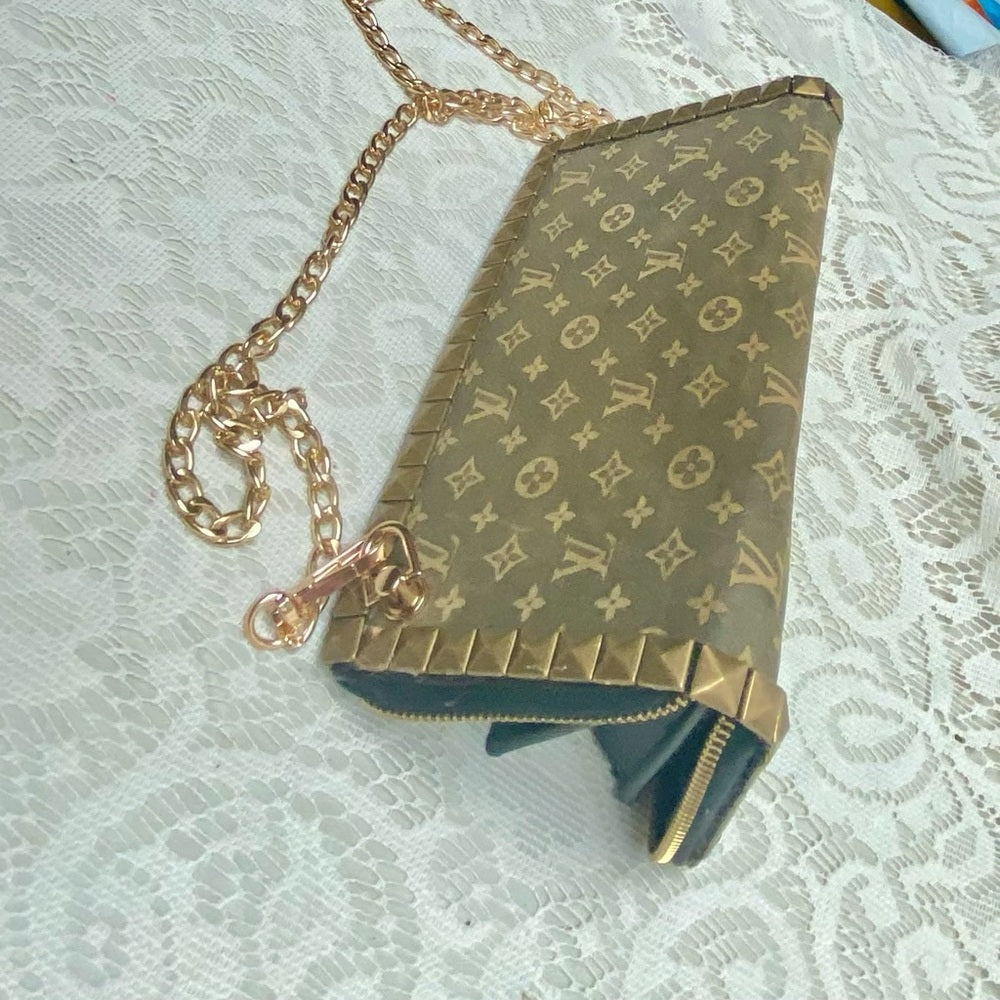 Vintage Louis Vuitton Mini Lin Mono Zippy Long Wallet-Crossbody