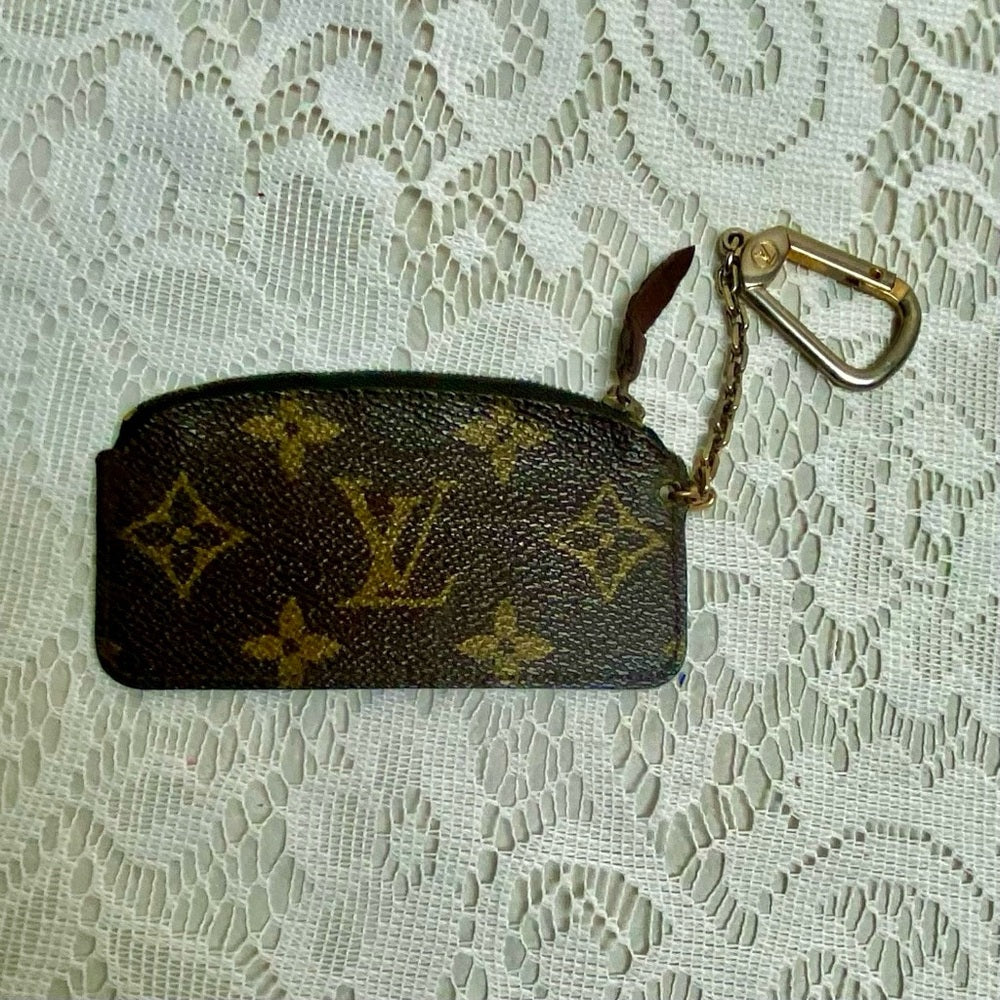 Louis Vuitton Brown Mono Coin-Key purse