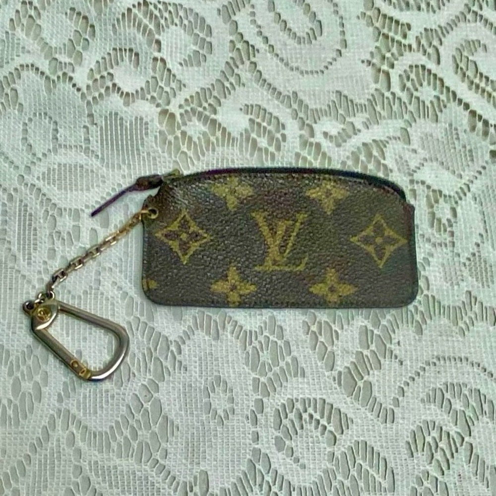Louis Vuitton Brown Mono Coin-Key purse