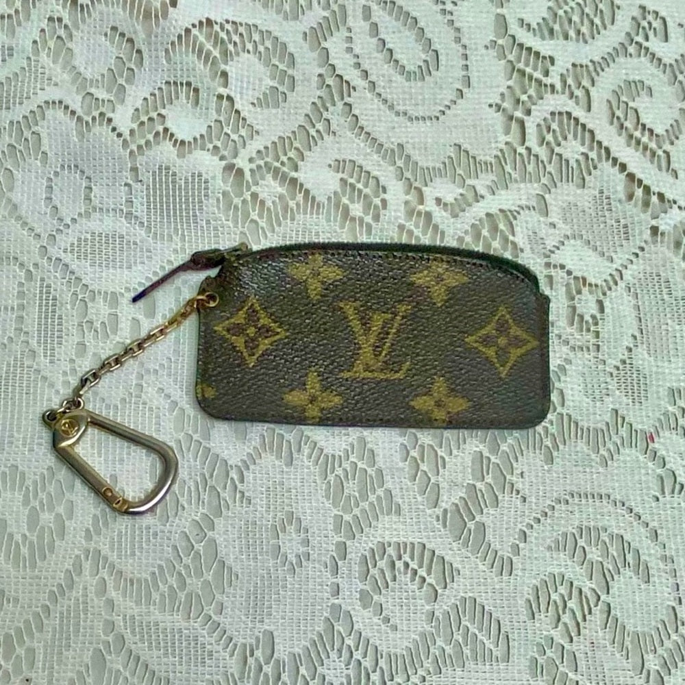 Louis Vuitton Brown Mono Coin-Key purse