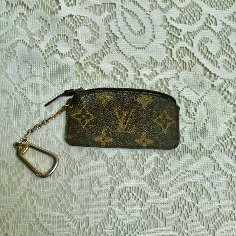 Louis Vuitton Brown Mono Coin-Key purse