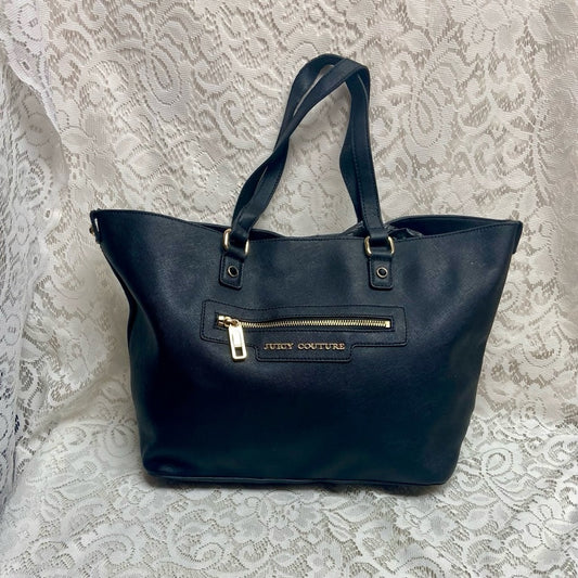 Juicy Couture Faux Leather Shoulder Bag 13in x 11in x 5in