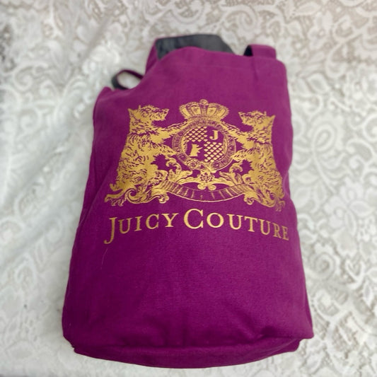 Juicy Couture Reversible Fuchsia-Gray Tote Handbag 14in x 10in x 5in