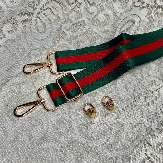 Sherry Red and Green 50-inch Shoulder Strap Kit