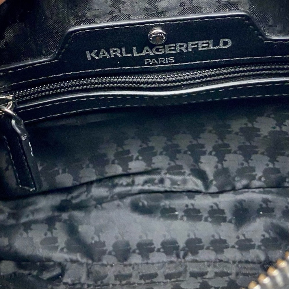 Karl Lagerfeld  Multi-color -Black Adjustable Shoulder-Crossbody Bag 9x6x2