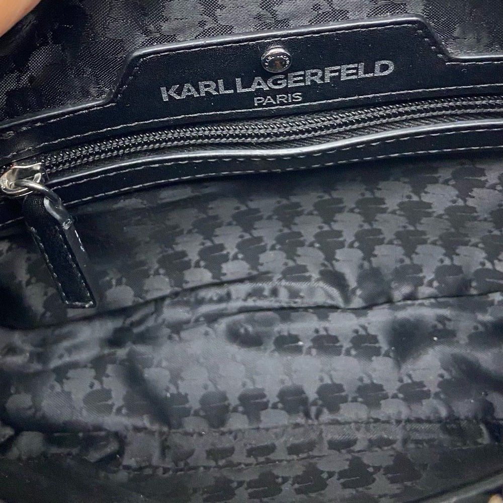 Karl Lagerfeld  Multi-color -Black Adjustable Shoulder-Crossbody Bag 9x6x2