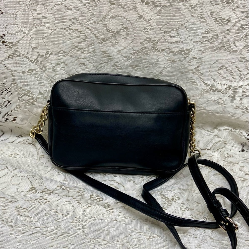 Karl Lagerfeld Black Bow Crossbody Bag 8in x 5in x 1.5in