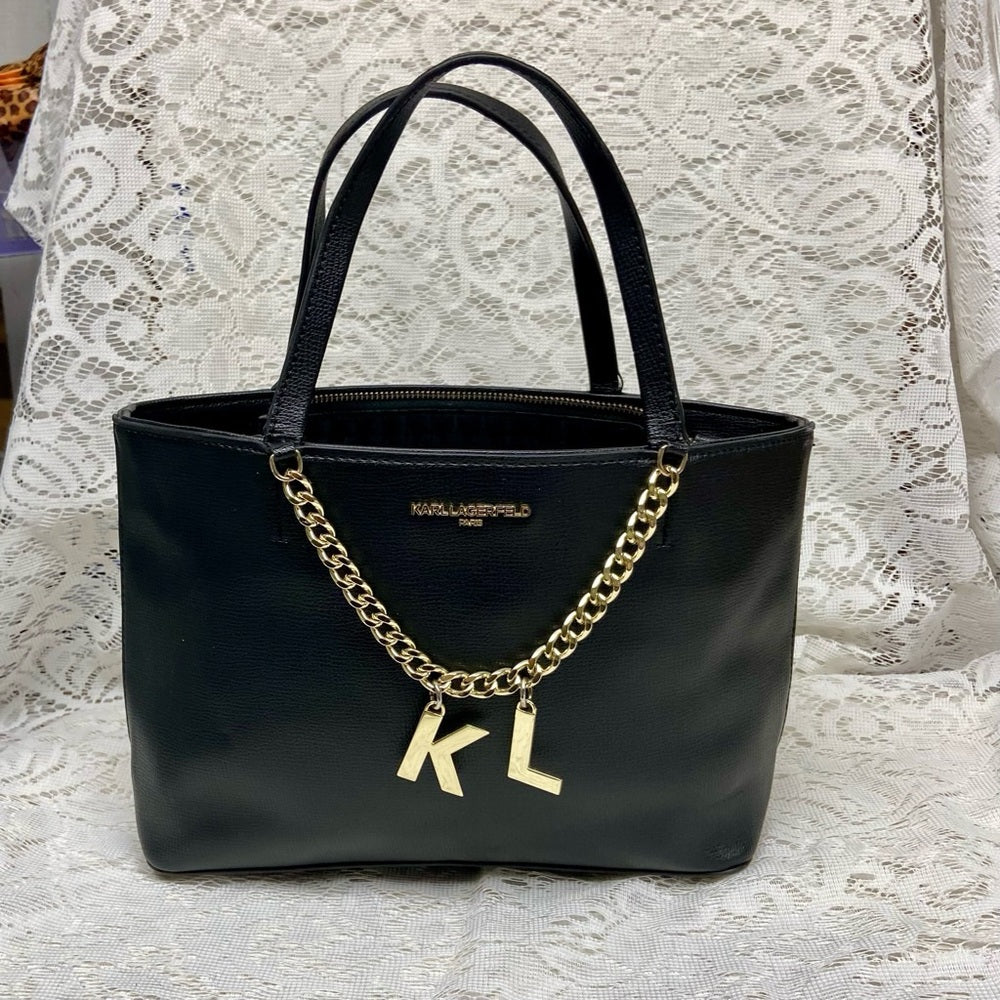 Karl Lagerfeld Multi-color Graffiti Satchel- Crossbody Bag 12in x 9in x 5in