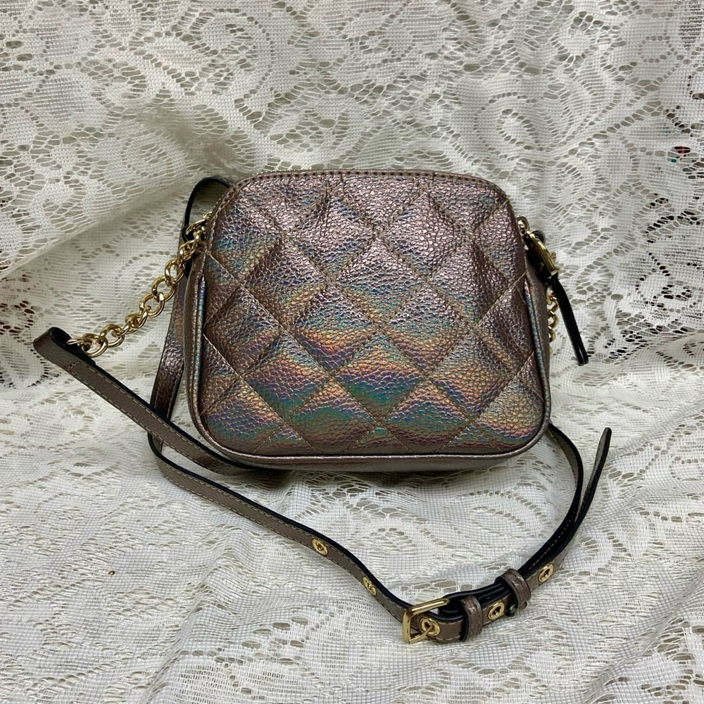 Juicy Couture Iridescent Leather Small Evening Bag-Crossbody 7.5in x 6in x 3in