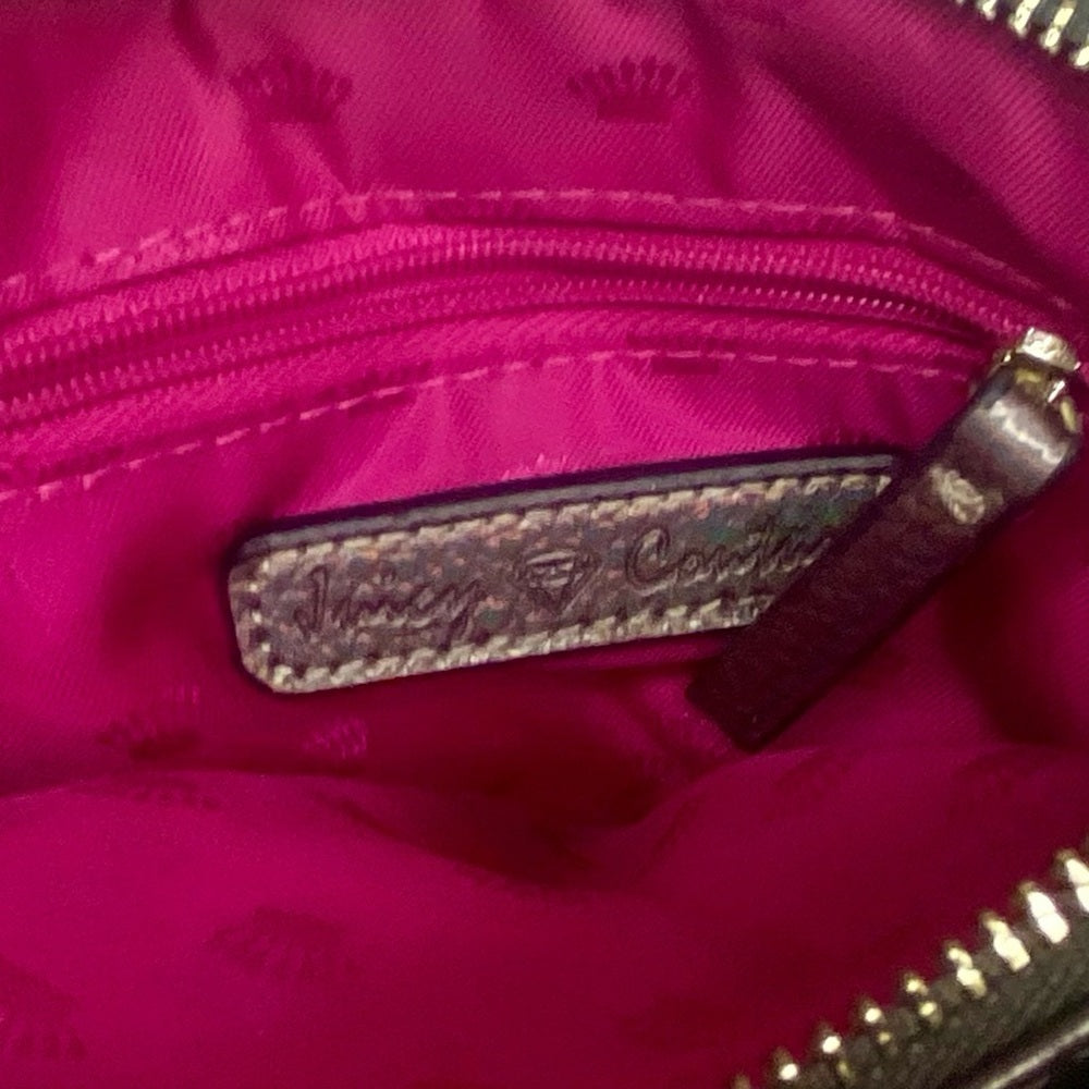 Juicy Couture Iridescent Leather Small Evening Bag-Crossbody 7.5in x 6in x 3in