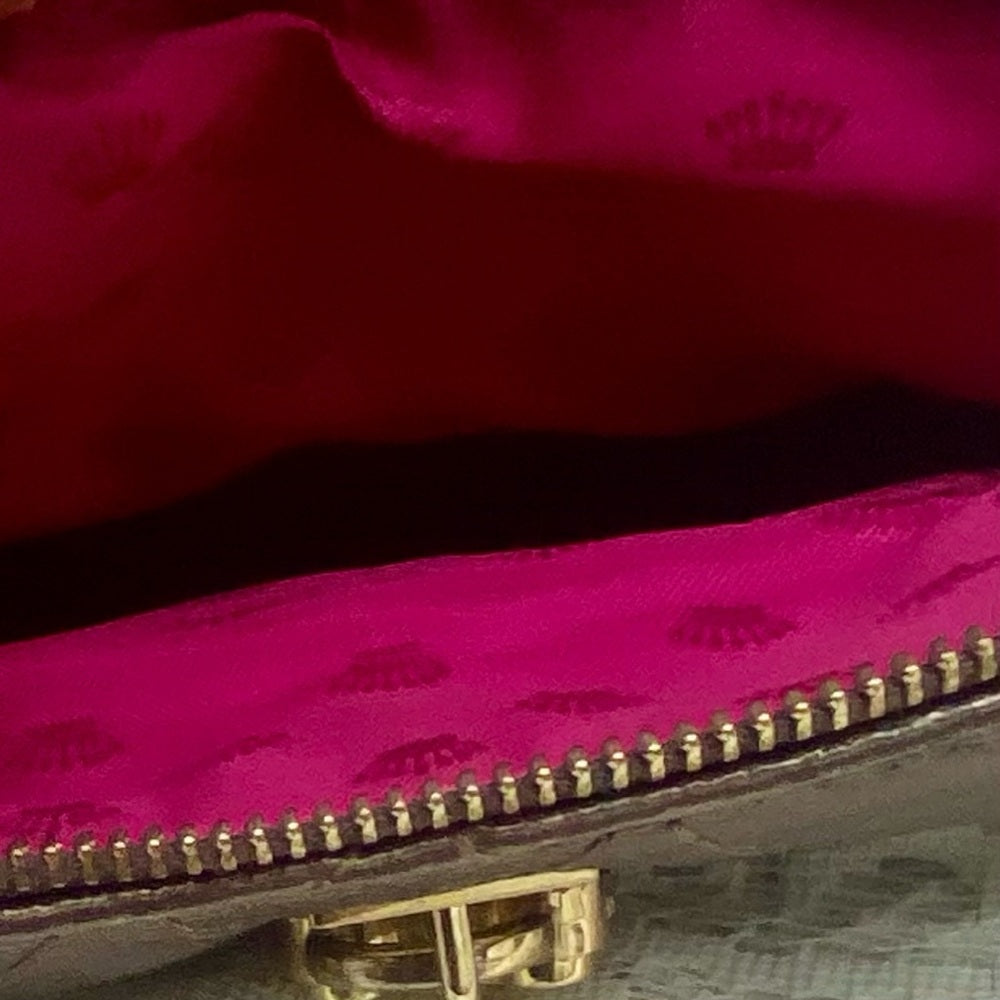 Juicy Couture Iridescent Leather Small Evening Bag-Crossbody 7.5in x 6in x 3in